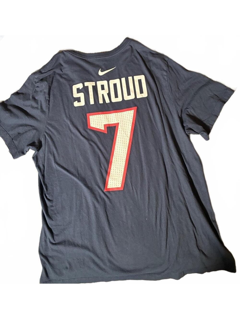 Nike CJ Stroud 7 Houston Texas L T Shirt